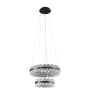 Pendant lamp Riven LED BLK