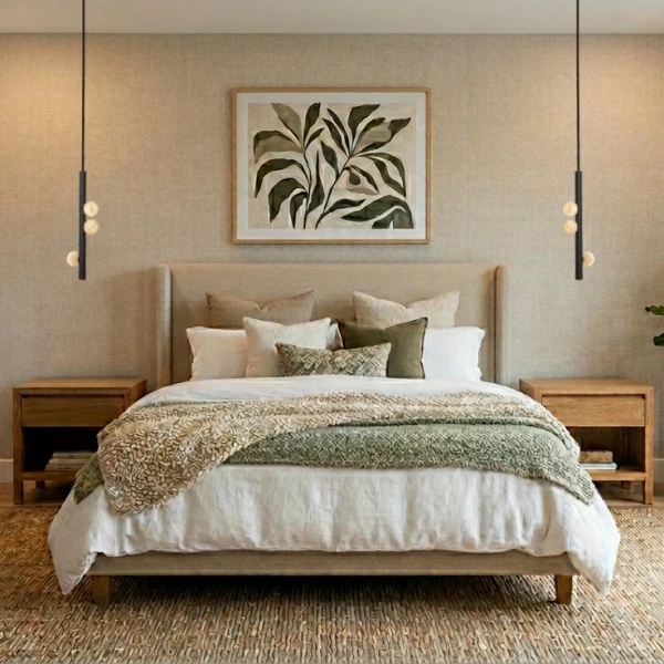 Pendant lamp Tivor marble BL