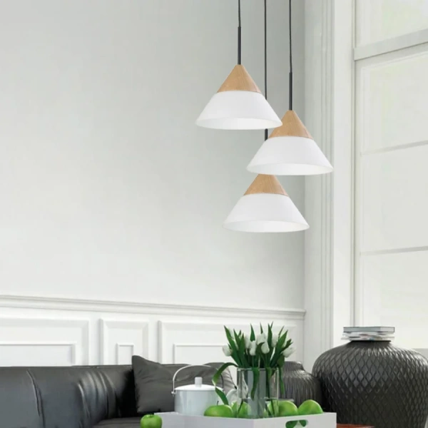 Pendant lamp FINN2 E27 wood