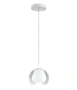 Pendant lamp VAINA Scandinavian Dome Shape WHT