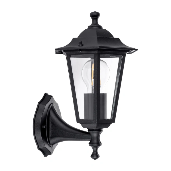 Wall Light Fibra E27 8W HV3552W-BLK