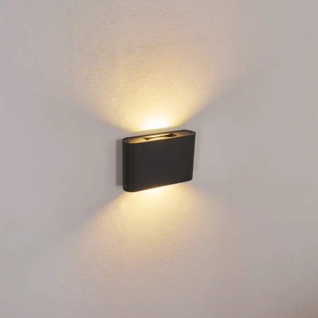 Wall light SIERRA-12-RND-BLK 19635
