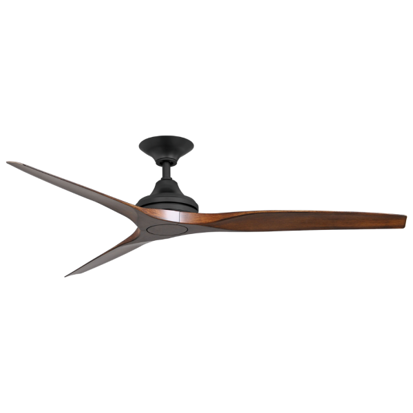 Ceiling fan Spitfire AC D60 Black Base Koa Blades