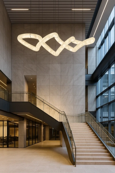 Pendant lamp Sarion P3 Alabaster Spanish Marble LED BRS