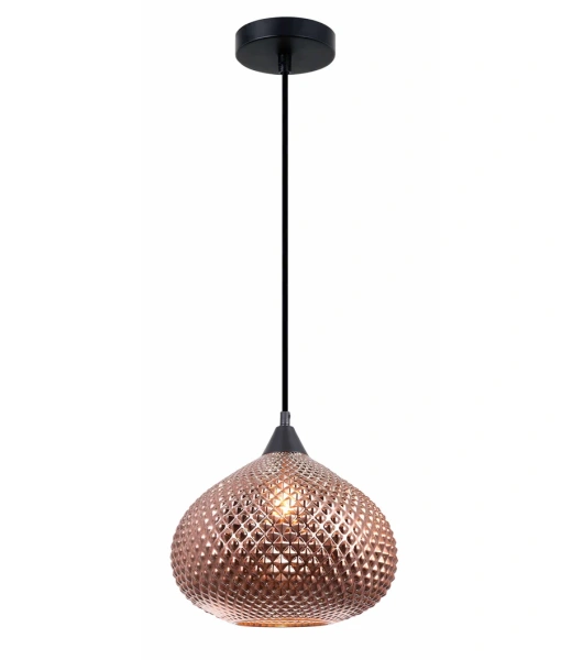 Pendant lamp Rictus 1 Bohemian Glass Round Shape E27 COP Pendant lamp Rictus 1 Bohemian Glass Round Shape E27 COP