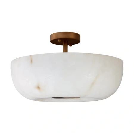 Ceiling lamp Zurich Alabaster E14 BRS
