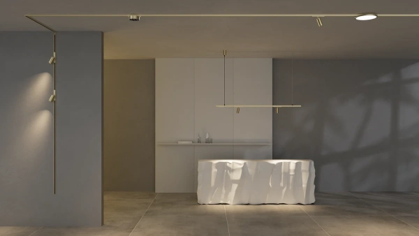 Surface mounted track set 15 Muse 48V 62W CCT BRS