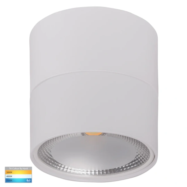 Surface downlight Nella WHT with Extension 3CCT LED 18W IP54 Surface downlight Nella WHT with Extension 3CCT LED 18W IP54