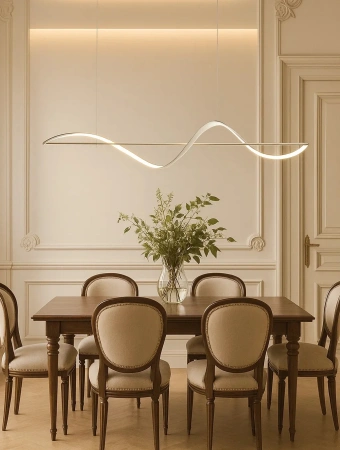 Pendant lamp Famous linear P1 LED 20W 3CCT L1600 WHT