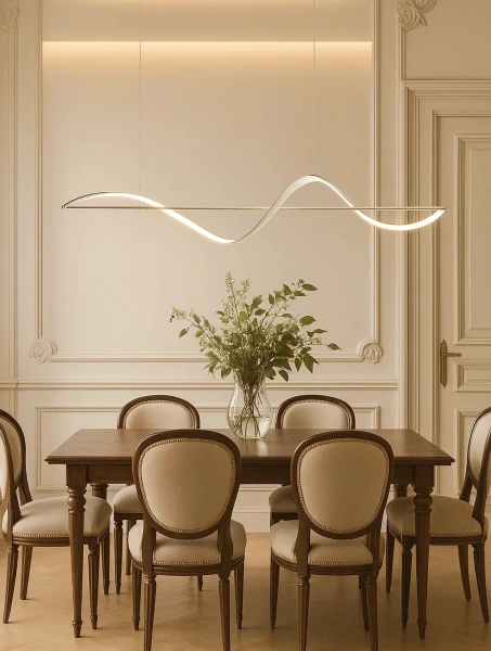 Pendant lamp Famous linear P1 LED 20W 3CCT L1600 WHT