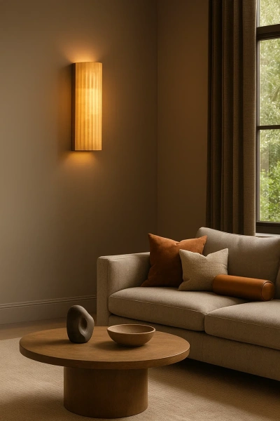 Wall light Gelsa Alabaster Spanish Marble LED 6W 3CCT BRS