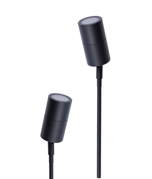 Spike light MR16 Single Adjustable Head IP65 BLK