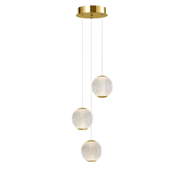 Langdon-3 Light LED Pendant Gold 3K Langdon-3 Light LED Pendant Gold 3K