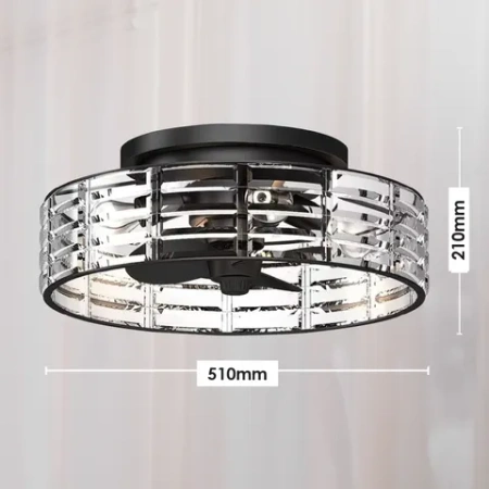 Ceiling Fan Odyssey DC 22 High Airflow BLK