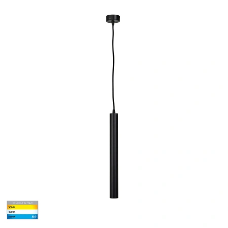 Ceiling lamp Henger Cylinder LED 6W HV5898T-BLK CCT Dim