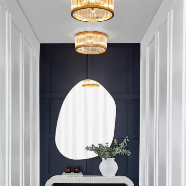 Ceiling light Francine Antique Gold