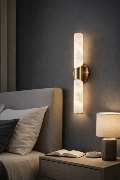 Wall light Aragon W2 Alabaster Spanish Marble LED 10W CCT BRS