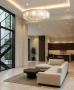 Pendant lamp Lazaida S12 Alabaster Spanish Marble D80 BRS