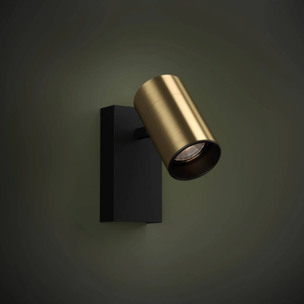 Wall light CUMARIBO 1X5W GU10 4000K BRS MATT-BLK