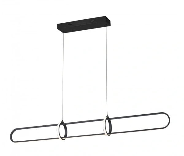 Pendant lamp Aura L1 LED 45W 3CCT L150 BK