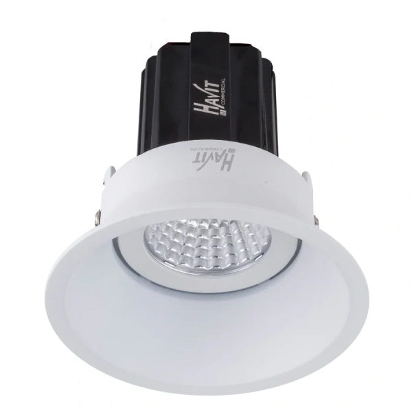 Recessed Downlight Round Deep tilt LED 13W 3K IP44 WHT