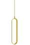 Pendant lamp Aura P1 BRS