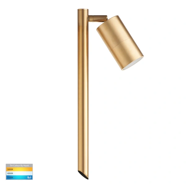 Garden light Tivah Solid Brass TRI Colour Single Adjustable LED HV1407T-BR IP65
