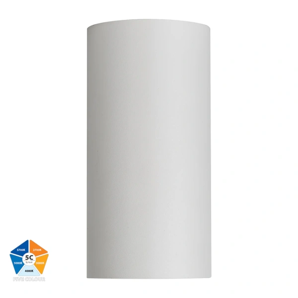 Wall light Aries Aluminium WHT Fixed Down LED HV3625S-ALUWHT IP65