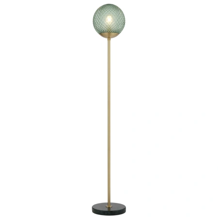 Floor lamp ELWICK E27 D250 GREEN MARBLE