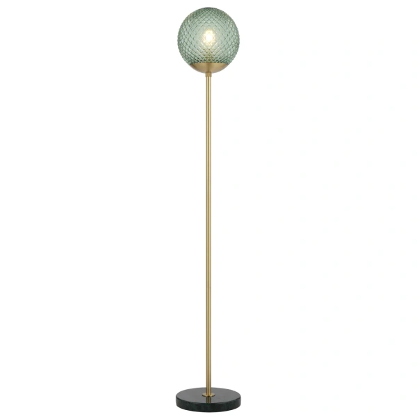 Floor lamp ELWICK E27 D250 GREEN MARBLE