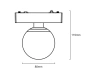 Track Clear Ball Z3090-6.36.CCT.BK 48V 6W WIFI