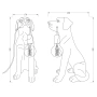 Table lamp Golden Retrieve LED Black