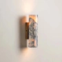 Wall lamp Lova marble G9 Aged brass