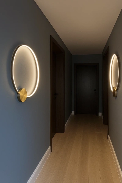 Ceiling wall lamp Aura C60 BK