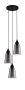 Pendant lamp JEREZ2X3R E27 black