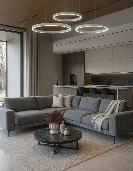 Pendant lamp Heli P80 WH