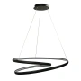 Pendant lamp INFINITY LED 50W 3CCT SPIRAL BLK
