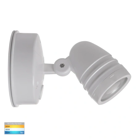 Wall light Focus Polycarbonate WHT Single Adjustable With Sensor HV3792T-WHT IP65