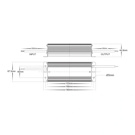 Driver LED HV9658 60W 12V IP66 Weatherproof