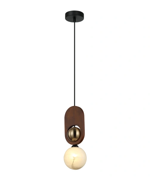 Pendant light PALTA2 G9 Red wood 25W