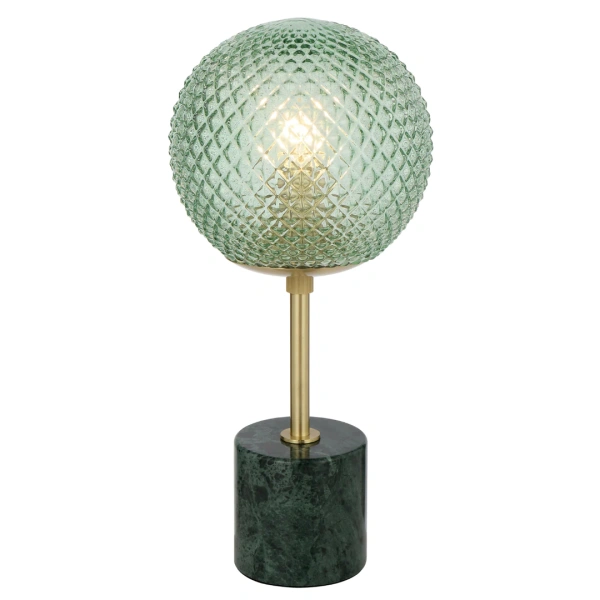 Table lamp ELWICK E27 D190 GREEN MARBLE