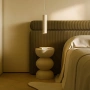 Pendant lamp Onyx Concrete GU10 WHT
