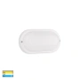 Wall or Ceiling light Muovi Oval Small HV3526T-WHT 5W TRI Colour Dimmable