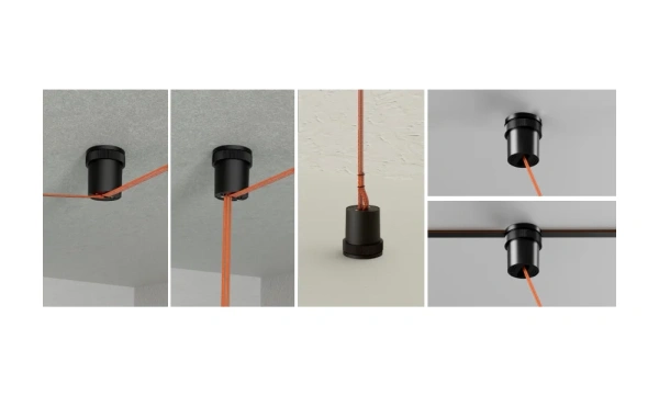 Woven track fixed node Z5000-24.BCC.BK 24V