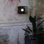 Wall light Caged Small Black Marble e27