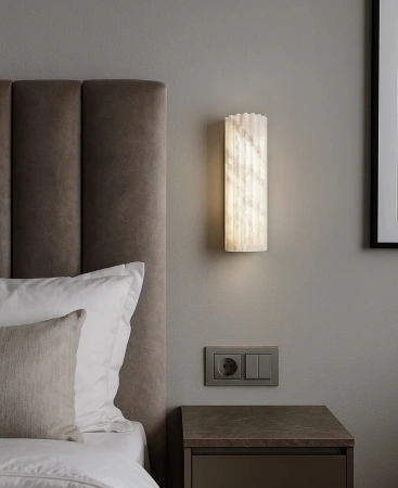 Wall light Gelsa Alabaster Spanish Marble LED 6W 3CCT BRS