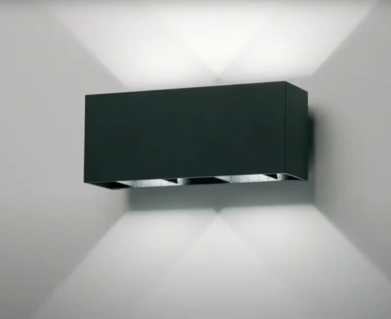 Wall light Evora LED 18W Up-Down adjustable BLK