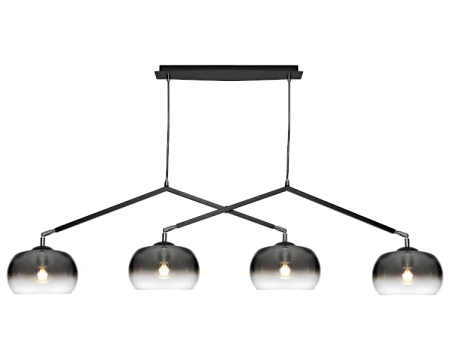Pendant Light Jordet 4LT E27 BLK