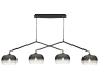 Pendant Light Jordet 4LT E27 BLK