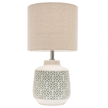 Table lamp Natalia B22 WHT